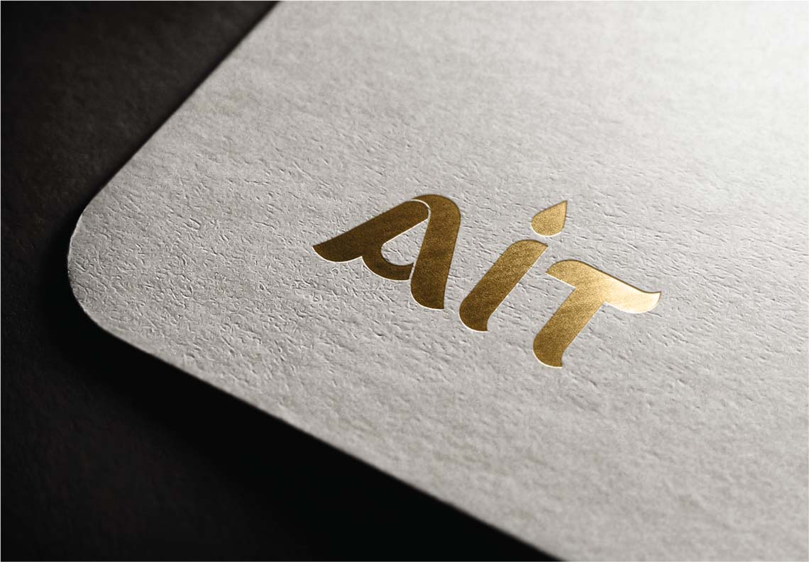 AIT - Thiết kế logo Công ty CP Thương mại và Dịch vụ Quốc tế Á Châu